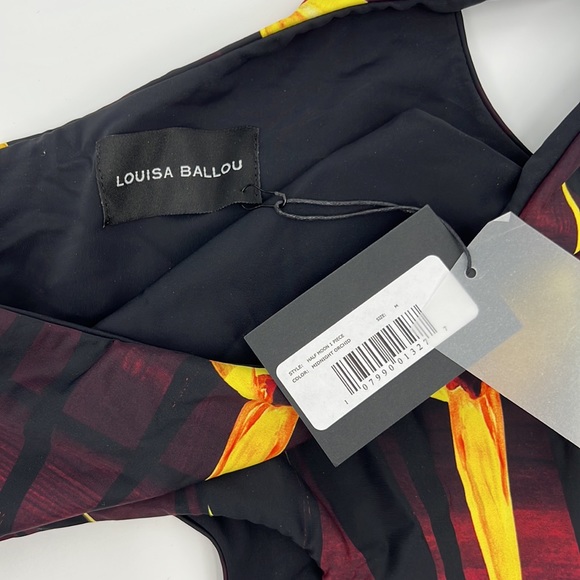 Louisa Ballou Half Moon One Piece Swimsuit in Midnight Orchid - Picture 8 of 9